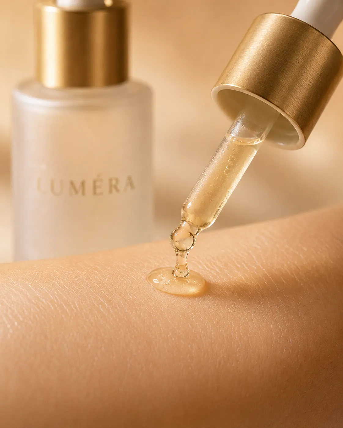 LUMÉRA drop on skin